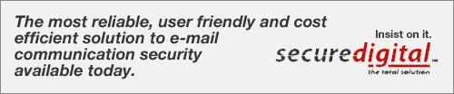 The most reliable, user friendly and cost effective solution to e-mail communication security available today.